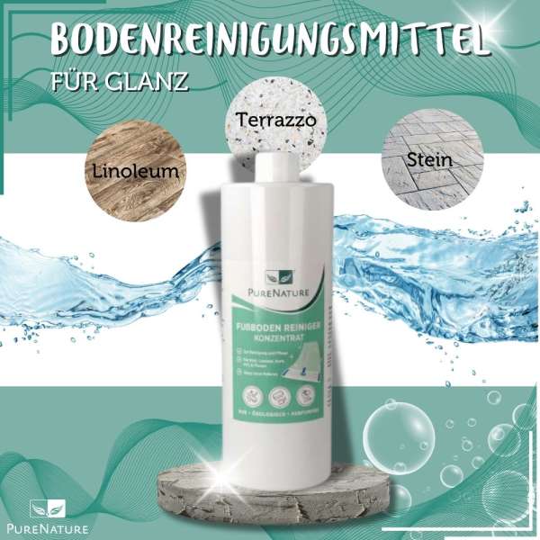 PureNature Bodenreinigungsmittel ohne Duftstoffe für Glanz
