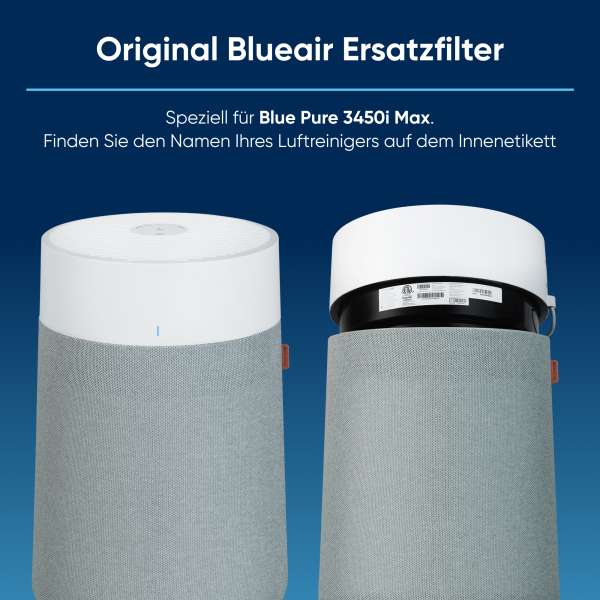 Blueair Blue Pure 3450i Max Luftreiniger mit HEPASilent und App-Steuerung Blueair Blue Pure 3450i Max Luftreiniger mit HEPASilent und App-Steuerung