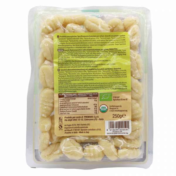 Probios Quinoa Gnocchi: glutenfrei, vegan & bio