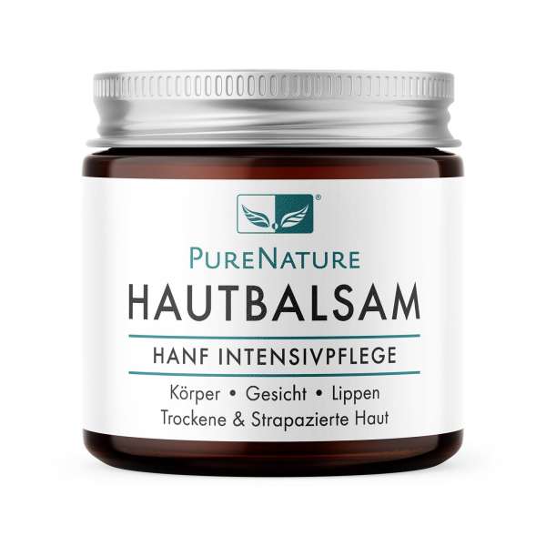 PureNature Hautbalsam mit Hanföl, Sheabutter & Aloe Vera PureNature Hautbalsam mit Hanföl, Sheabutter & Aloe Vera