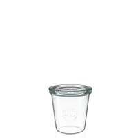 WECK Sturzglas 240 ml mit Glasdeckel – 6 Stück