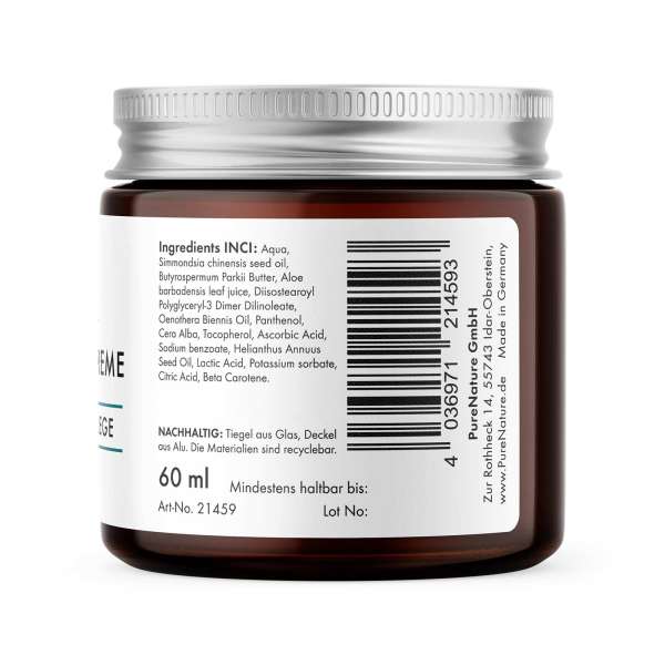 PureNature Vitamin Gesichtscreme - regenerierende Pflege