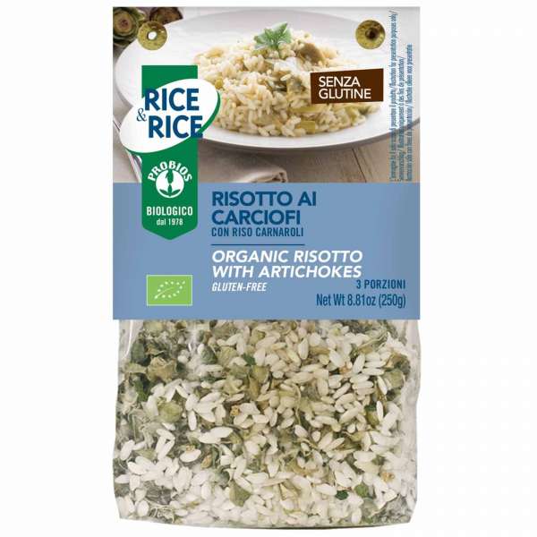 Probios Artischocken Risotto für die glutenfreie Küche Probios Artischocken Risotto für die glutenfreie Küche