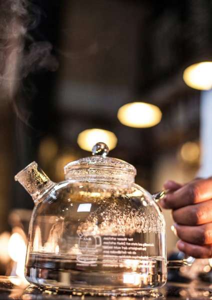 Glas Wasserkocher ohne Plastik - 1,75 Liter Wasser kochen