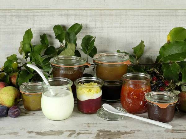 WECK Sturzgläser mit Deckel 3/4 Liter im 6 Stück Sparpack