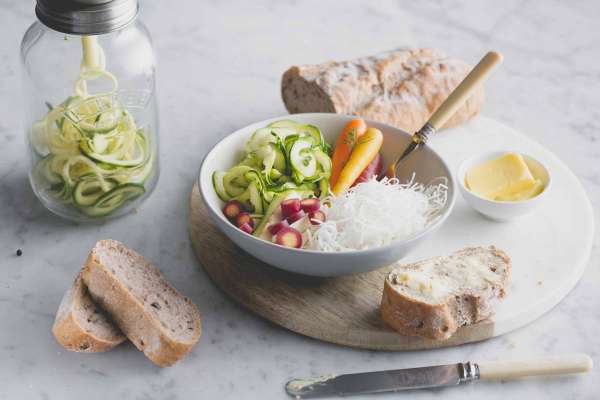 Kilner Spiralschneider: Zoodles & Gemüsespaghetti herstellen