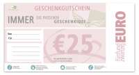 Geschenkgutschein Wert: 25,00 Euro Geschenkgutschein Wert: 25,00 Euro