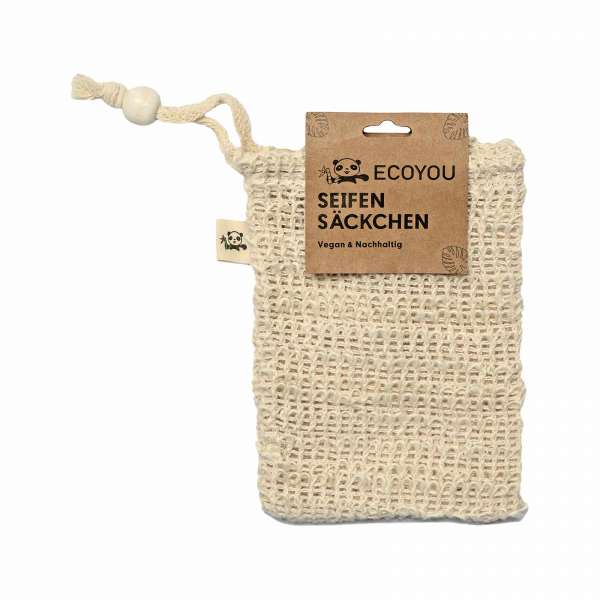 EcoYou Seifensäckchen Sisal - für Seifenreste & Haarseife EcoYou Seifensäckchen Sisal - für Seifenreste & Haarseife