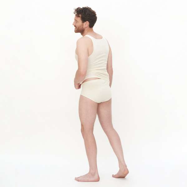 Herren Slips mit Eingriff aus 100% Bio Baumwolle - bequem