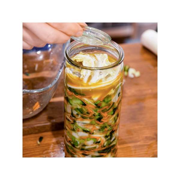 WECK Zylinderglas 975 ml mit Glasdeckel – 6 Stück