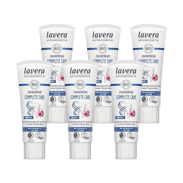 Lavera Zahncreme ohne Fluorid im Sparpack online kaufen 6x75 ml Lavera Zahncreme ohne Fluorid im Sparpack online kaufen 6x75 ml