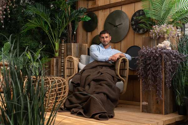 Wunderbar weiche Yakhaar Decke aus echter Yakwolle