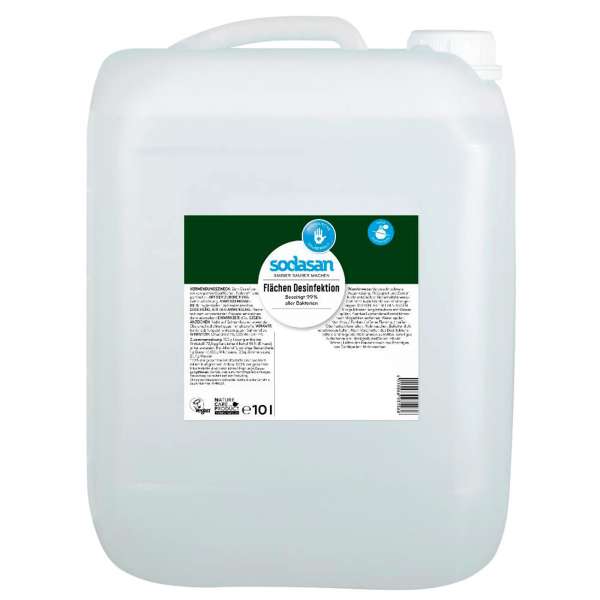 Sodasan Desinfektionsmittel für Flächen, 10 Liter Sodasan Desinfektionsmittel für Flächen, 10 Liter