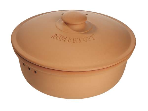 Römertopf Brottopf rund aus Terracotta für frisches Brot Römertopf Brottopf rund aus Terracotta für frisches Brot