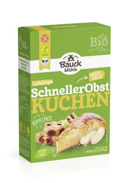 Backmischung Obstkuchenteig für Springform glutenfrei Backmischung Obstkuchenteig für Springform glutenfrei