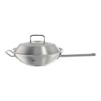 Fissler Edelstahl Wokpfanne - mit Deckel - Profi Collection Fissler Edelstahl Wokpfanne - mit Deckel - Profi Collection
