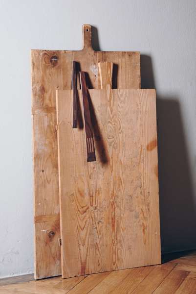 Sehr elegante Kochzange Holz von Side by Side