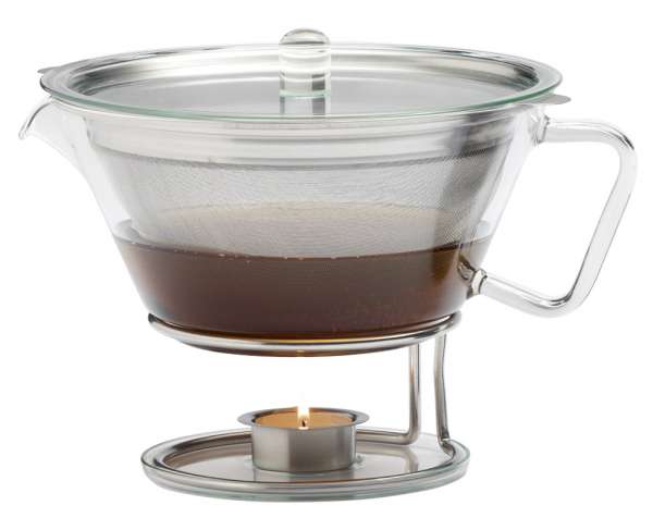 Teewärmer für Trendglas Teekanne Solo, Globe mit Teelicht