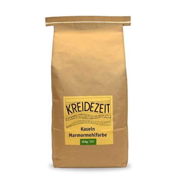 Kasein- Marmormehlfarbe von Kreidezeit Naturfarben 10kg Sack Kasein- Marmormehlfarbe von Kreidezeit Naturfarben 10kg Sack