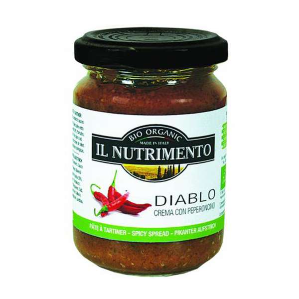 Diablo Pikanter Brotaufstrich - feurig mit Chili abgeschmeckt Diablo Pikanter Brotaufstrich - feurig mit Chili abgeschmeckt
