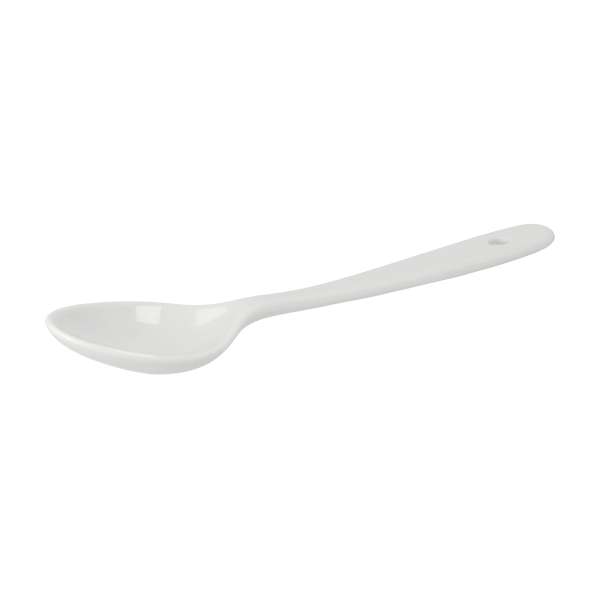 Großer Porzellanlöffel 20 cm: Schöner Müsli-Löffel, nickelfrei Großer Porzellanlöffel 20 cm: Schöner Müsli-Löffel, nickelfrei