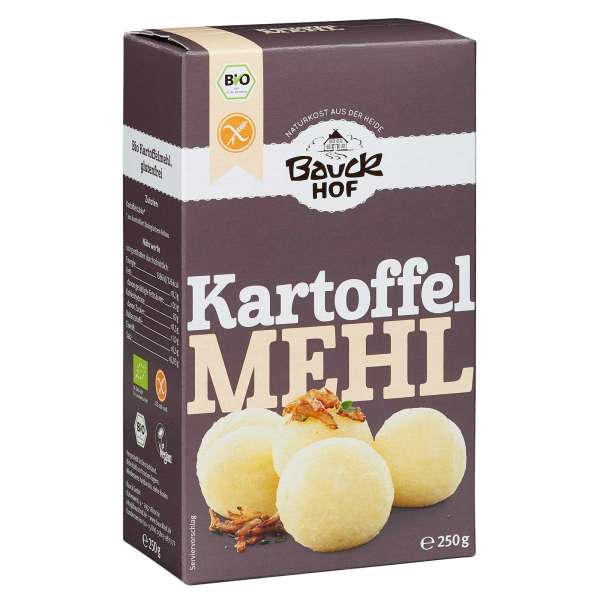Kartoffelmehl glutenfrei als Speisestärke zum Backen & Kochen Kartoffelmehl glutenfrei als Speisestärke zum Backen & Kochen